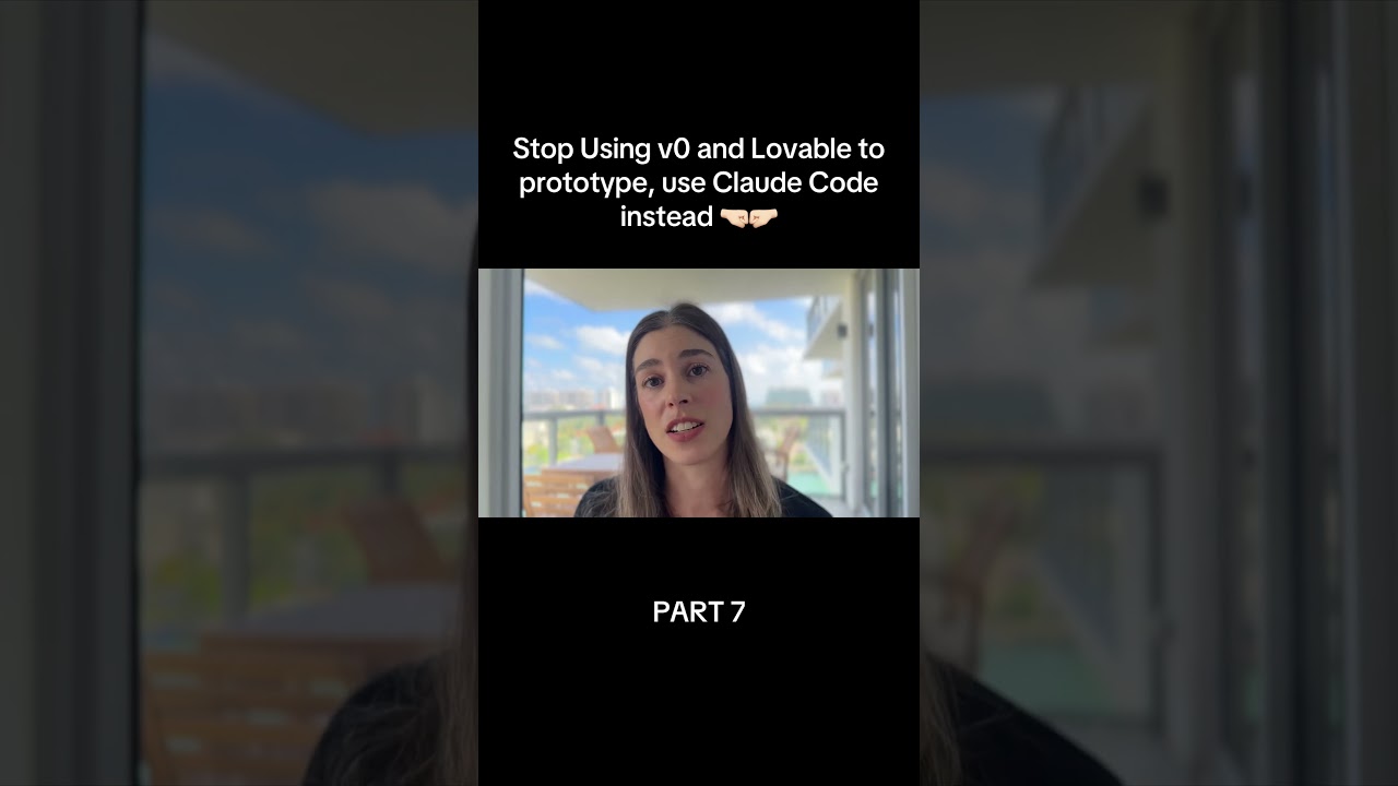 Прекратите использовать V0 и Lovable для прототипирования, используйте Claude Code вместо них! 
