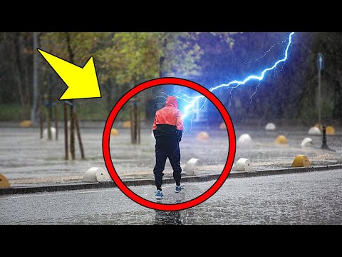 ７度も雷に打たれ生き残った男