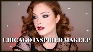 CHICAGO The Musical Inspired Makeup Tutorial    |   1920&#39;s Makeup!