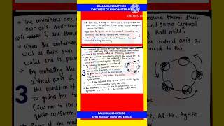 BALL MILLING METHOD | SYNTHESIS OF NANO MATERIALS | BALL MILLING | NANOSCIENCE NANOTECHNOLOGY |
