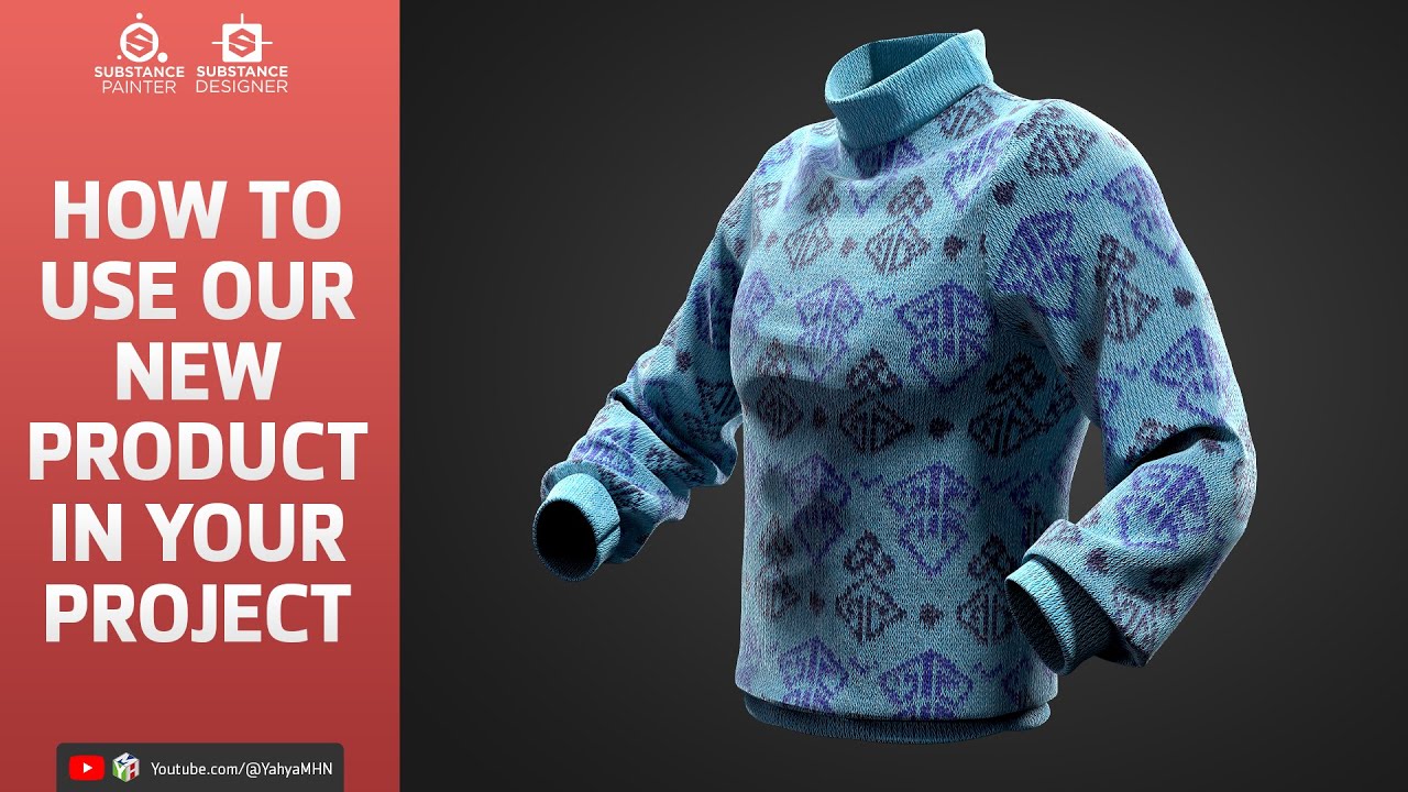 How To Use Our New Product In Your Project? 35 Fabric PBR Material (SBSAR) + SBS