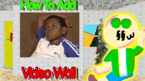 How To Add Video Wall To Your Decompile! 🎮🌀/ #video #decompile #baldisbasics