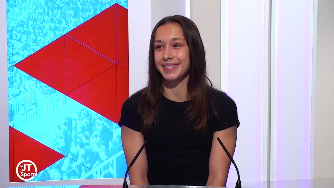 Carolann HÉDUIT, gymnaste à l'Avoine Beaumont Gymnastique - Le JT des Sports