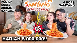 SAMYANG COUPLE CHALLENGE VS AUREL & PACAR!! YANG KALAH TRANSFER 5 JUTA...