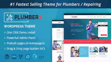 Plumber - Construction and Repairing WordPress Theme | Themeforest Website Templates and Themes