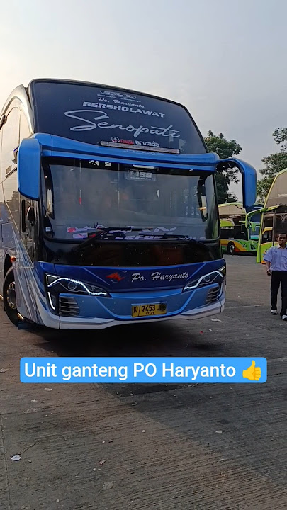 mode cari parkir bus PO Haryanto