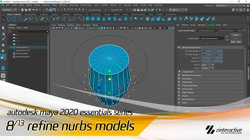 How to Refine Nurbs Models in Maya? | Autodesk Maya Essentials Series | Lesson 8/13
