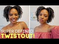 EXTREMELY DEFINED TWISTOUT on 4C hair USING MOUSSE!? 😱