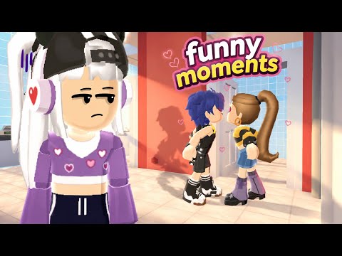 FUNNY MOMENTS 💫 FUNNY LOVER IN SCHOOL PKXD ✨ || BELLAXD || PKXD