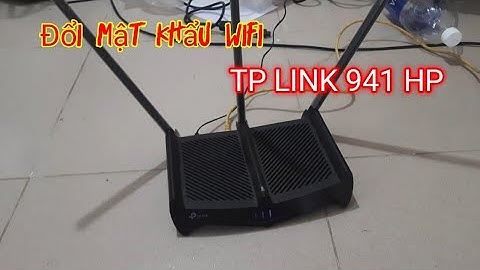 Maật khẩu wifr tp link mặc định là gì