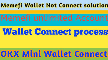 Memefi OKX Wallet Connect process l Wallet Not Connect Problem solution l SAQLAIN Free Earning
