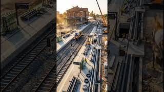 Abandoned Railway Station Transformation | From Ruins to a Futuristic Transit Center 🚆✨#shorts