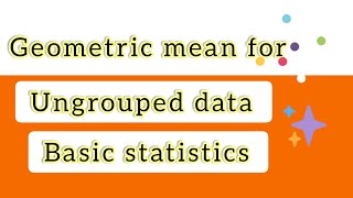 Mean Basic Statistics Easysolvingmaths