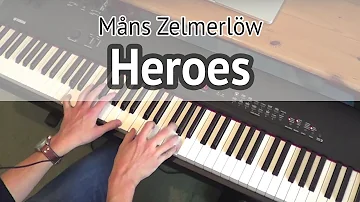 Måns Zelmerlöw - Heroes (piano cover version Coverkeys)