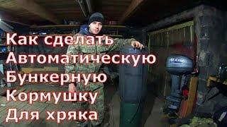 Автоматическая бункерная кормушка для хряка/свиней