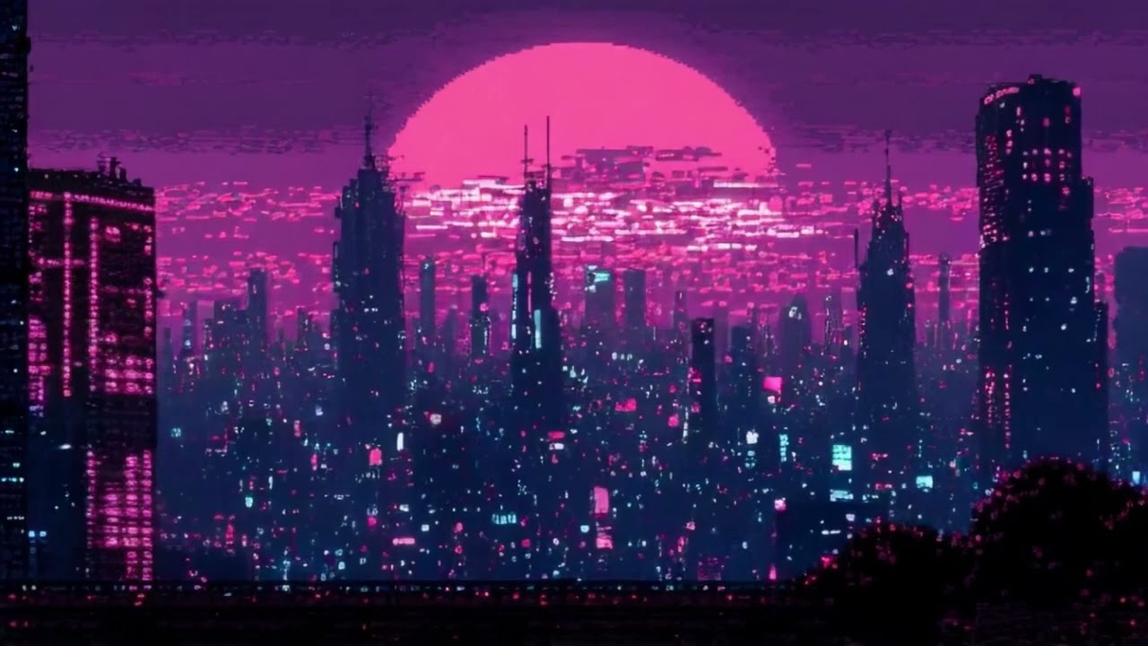 8 Bit Ambience "Futuristic Dystopian Nights" with Duke Nukem Tracks