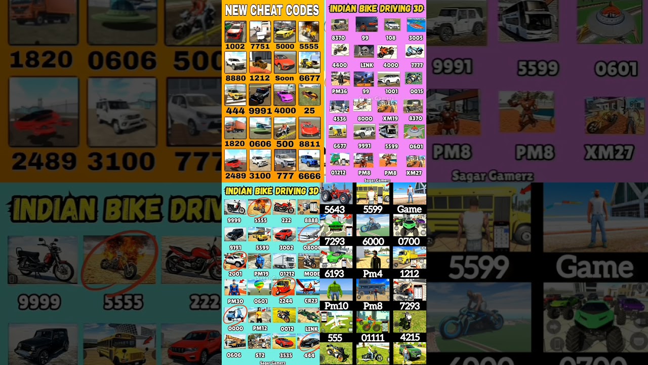 Real 💥 cheat code indian bike driving 3d all cheat code gta5 