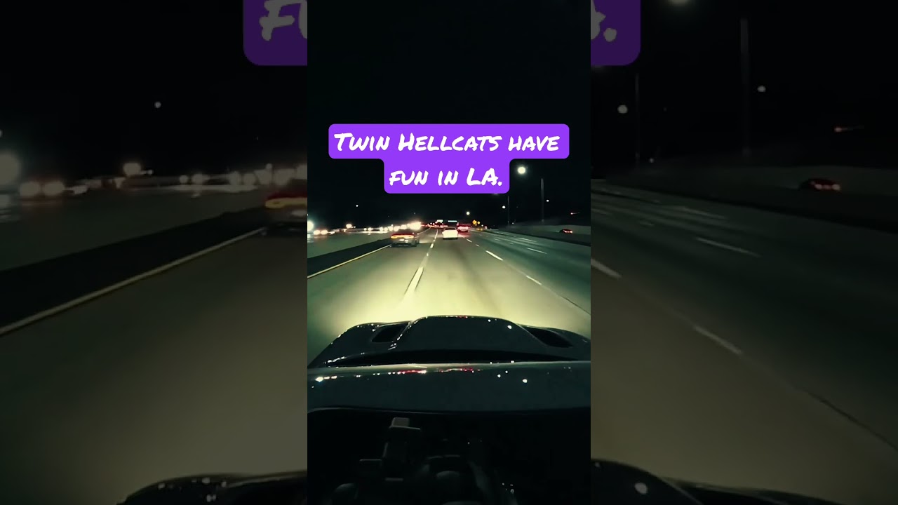 Two Hellcats have fun in LA 