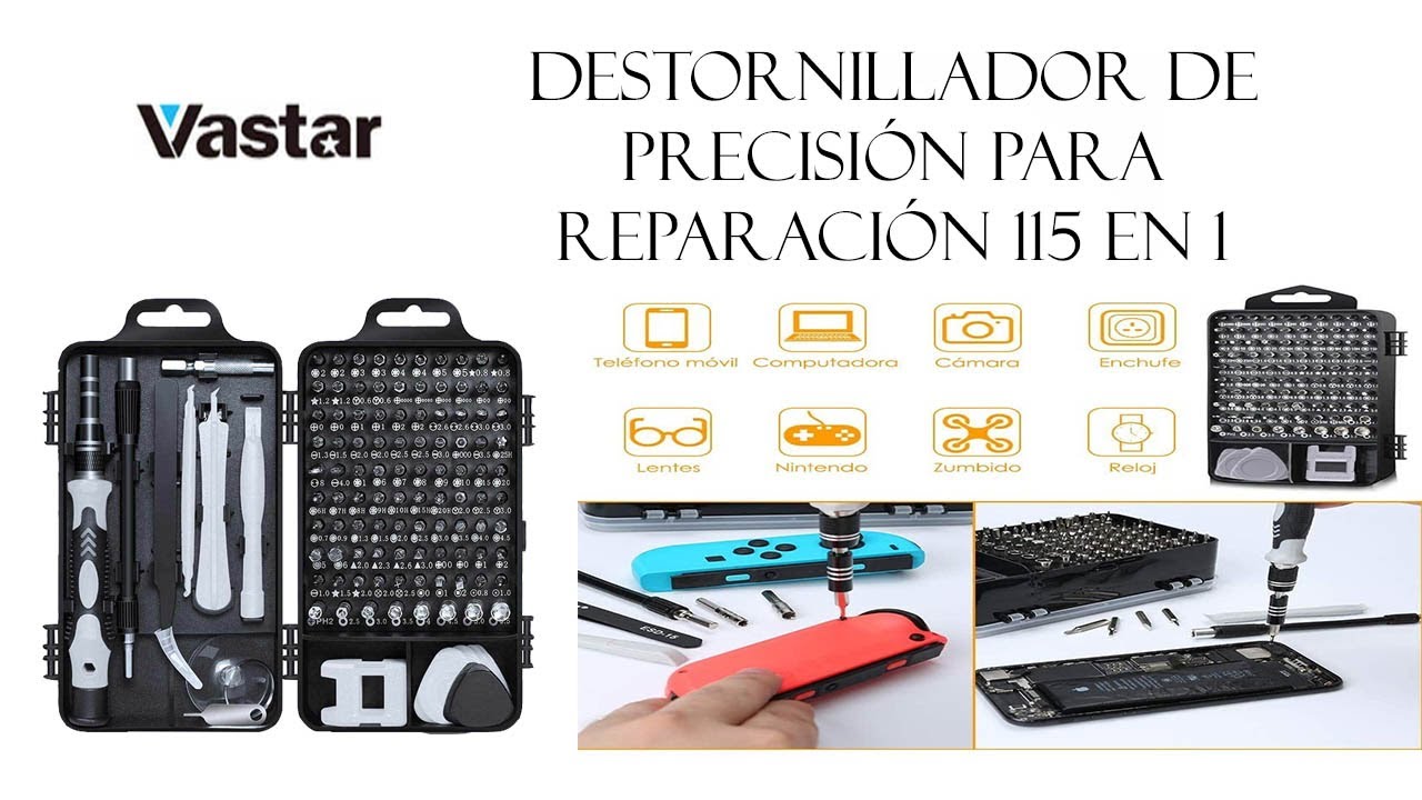 Mini juego de destornilladores de precisión de 11 piezas, juego de  destornilladores pequeños para electrónica, juguetes, computadora,  reparación de re