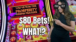 I Risked It ALL! My Heart-Pounding $80 Bets On Prosperity Link Slot Machine