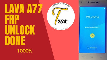 Lava A77 Frp Bypass Unlock Done 1000% |
