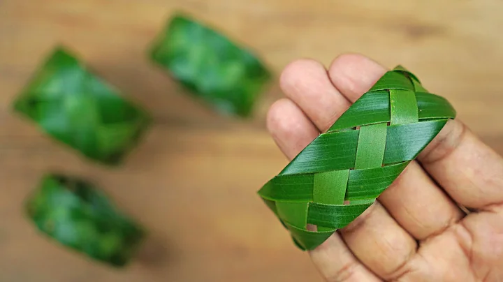 Coconut Leaf Crafts Idea😍Handmade Craft Activities With Real Leaves🌴Coconut Leaves Bracelet Making