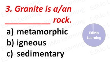 TYPES OF ROCKS. Geography Quiz.