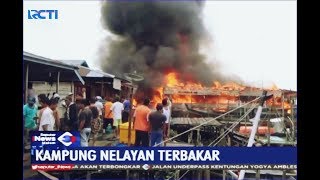 19 Rumah di Kampung Nelayan Tanjung Jabung Timur Terbakar - SIM 23/07