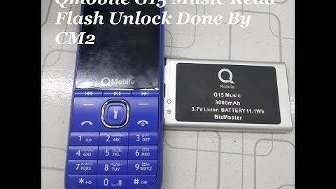 Qmobile G15 Music Read Flash Unlock Done By CM2