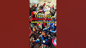 Top 5 most intelligent characters of MCU🤯 #shorts #shortvideo #marvel
