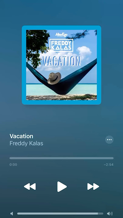 Freddy Kalas - Vacation Lyrics #music #song #lyrics #shorts