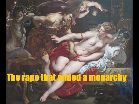 The rape of Lucretia - Founding of the Roman Republic