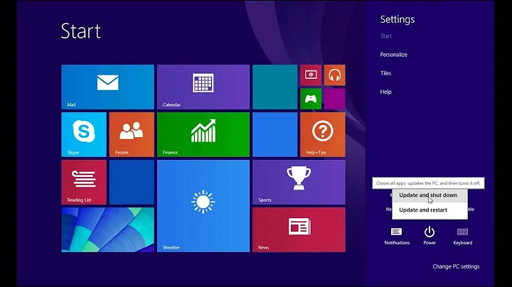 Windows 8.1 - How to Shut Down your Computer