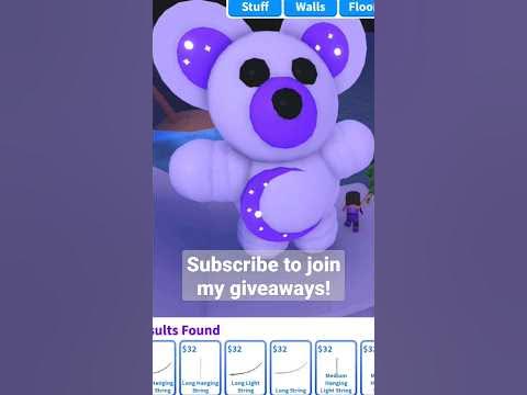 building a Lunar Moon Bear! in Adopt me! Roblox - YouTube