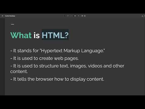 What is HTML?  Learn HTML with CEMIR! #htmlbasics  #learnhtml  #htmlforbeginners