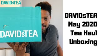 DAVIDsTEA Tea Haul Unboxing May 2020 - Teas & Teaware - Floating Infuser, Glass Nordic Mug & more