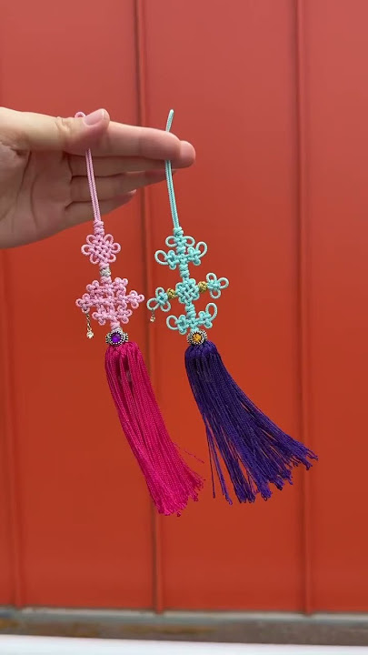 Inspired Norigae from Kpop Demon Hunters-Handcrafted Mordern Korean Knot  #kpopdemonhunters #Norigae
