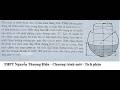 THPT Nguyễn Thượng Hiền: Tích phân: Cho một ly nước hình cầu có bán kính bằng 5cm. Phần không gian