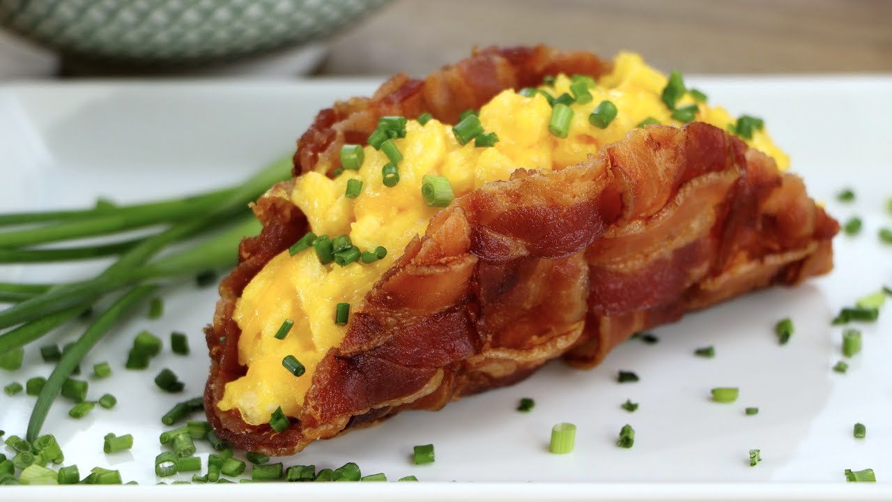Un taco di pancetta a dir poco appetitoso per una colazione energica e