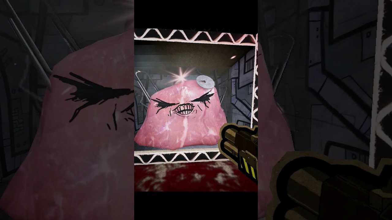 PAPERHEAD - Cardboard Bleeds in this Papercraft FPS! 