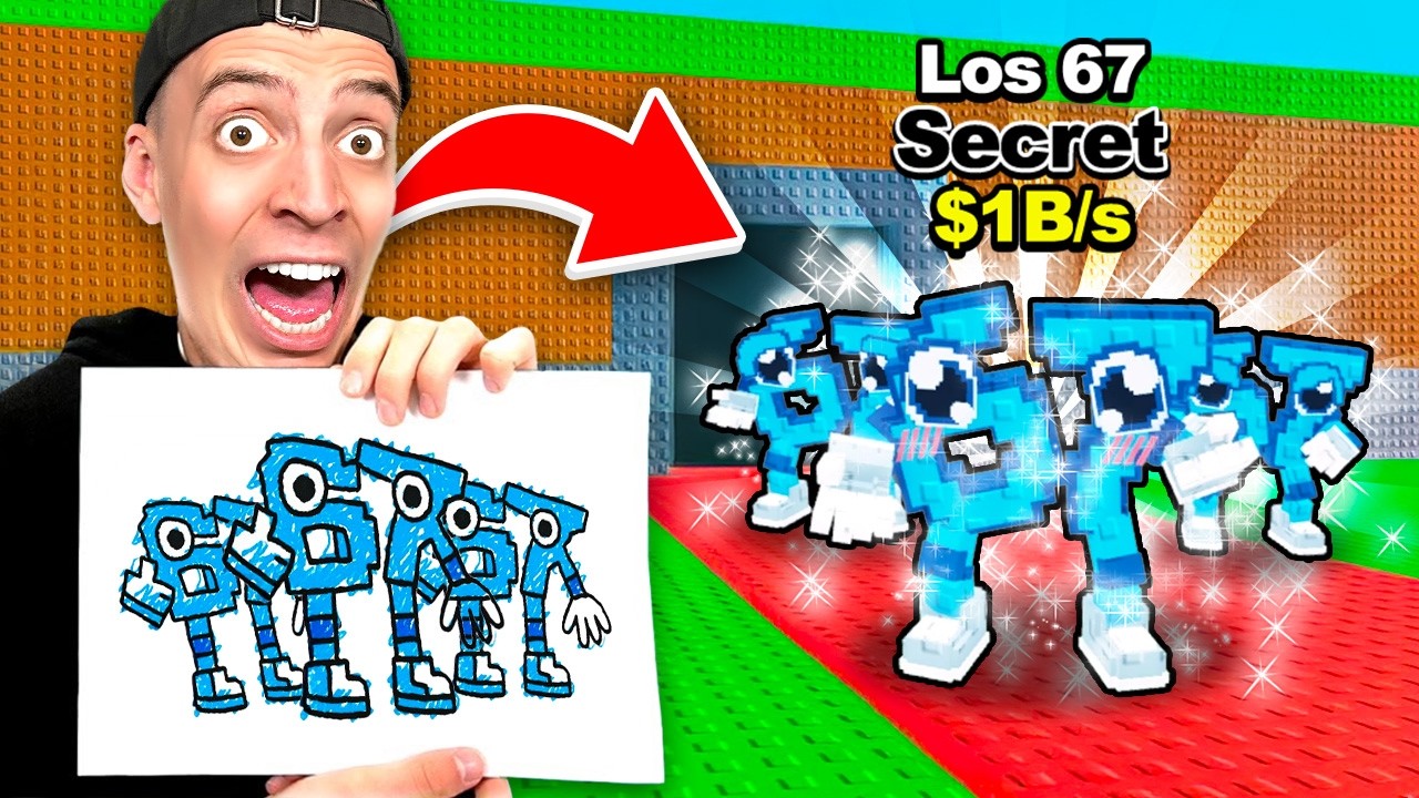 ALLES was ich ZEICHNE wird ECHT in Steal a Brainrot! 😍