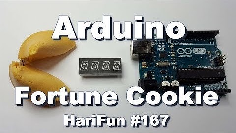 HariFun #167 - Arduino Fortune Cookie