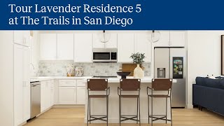 Lavender Residence 5 at The Trails in San Diego | Home Video Tour