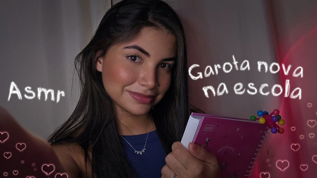ASMR A GAROTA NOVA DA ESCOLA GOSTOU DE VOCÊ 🩷💕💌