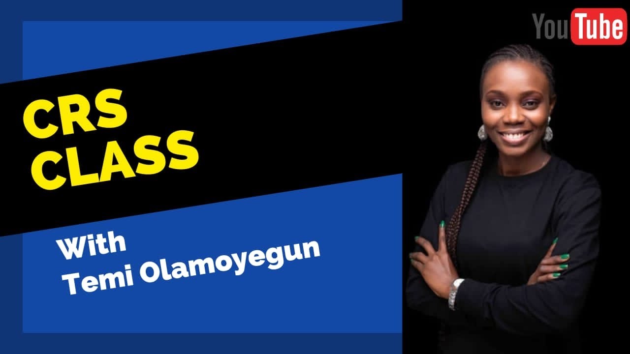 Revision video for IJMB CRS STUDENTS. Past question solution for CRS.