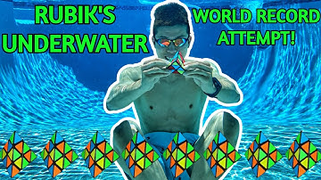 Trying the Underwater Rubik