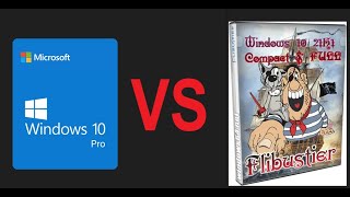 Windows 10 Full Flibustier 22H2 обновленная VS Windows 10 PRO на бюджетных ноутбуках.