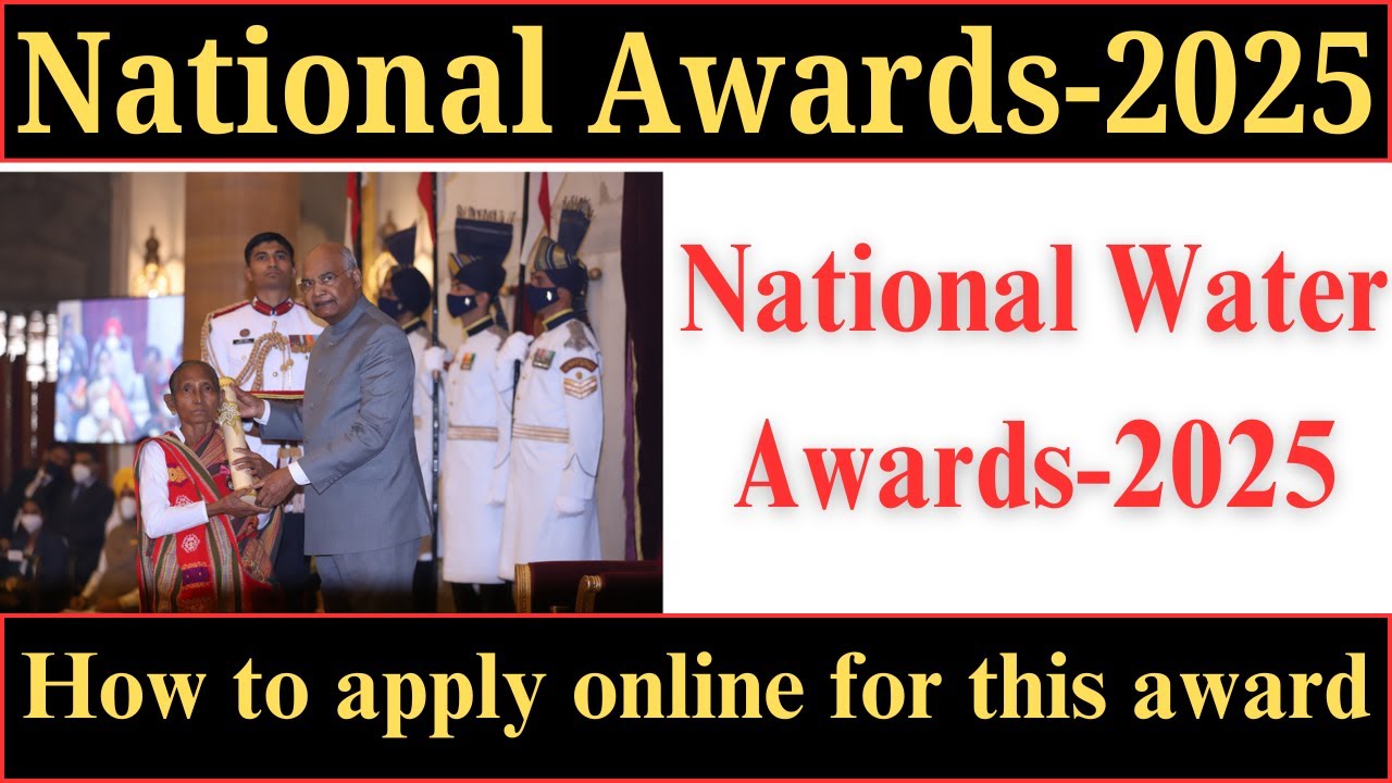 #National Water Awards 2024 | national awards 2024 in tamil | how to ...
