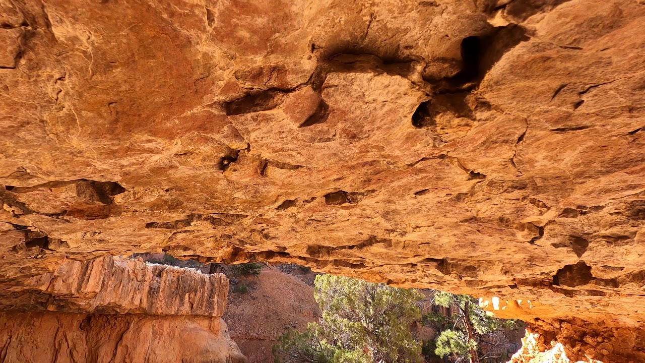 Weird dangerous cliff overhand in Losee Canyon Utah PART 4