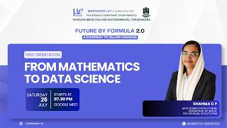 From Mathematics to Data Science - An Orientation Programme | ft. Ms. Shahma C P